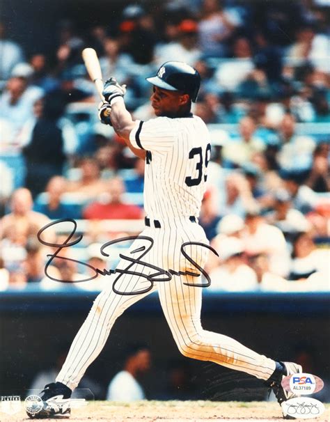 Darryl Strawberry Signed Yankees X Photo Psa Pristine Auction