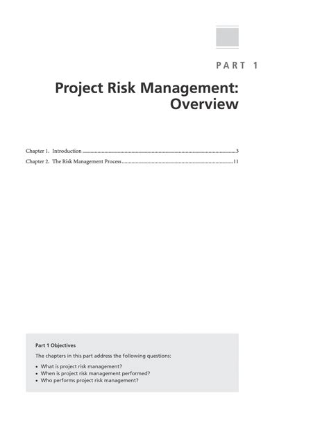 Project Risk Management