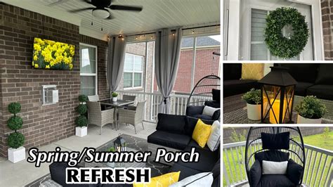 Spring Summer Porch Refresh Clean Decorate With Me Youtube