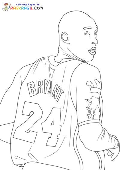 Dibujos De Kobe Bryant Para Colorear