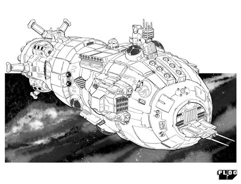 Battletech Arcship By Sharlin On Deviantart