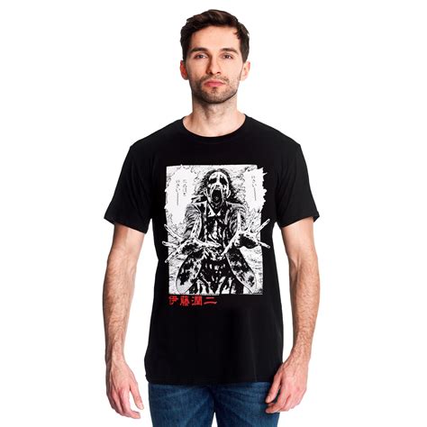 Junji Ito Ghoul T Shirt Schwarz Elbenwald