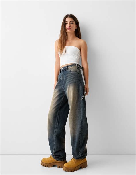 Baggy Carpenter Jeans Women Bershka