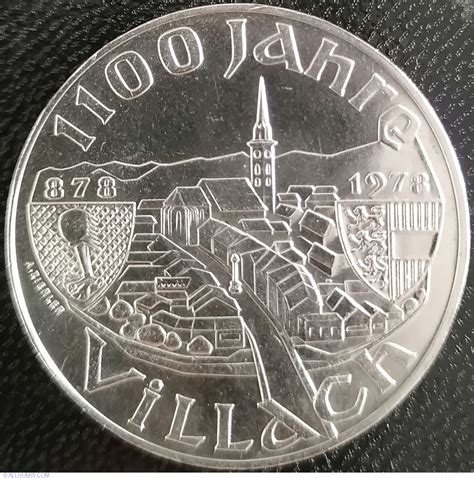 100 Schilling 1978 1100th Anniversary Of The Founding Of Villach