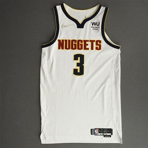 Bones Hyland Denver Nuggets Game Worn Association Edition Jersey