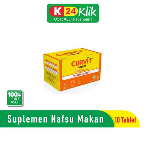 Jual Curvit Kaplet Strip Isi Kaplet Shopee Indonesia