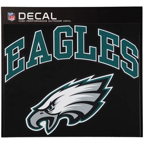 Philadelphia Eagles 12" x 12" Arched Logo Decal