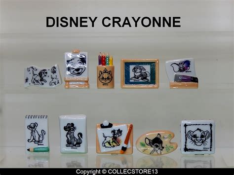 SERIE COMPLETE DE FEVES NEUVES DISNEY CRAYONNE 2024 Fèves de