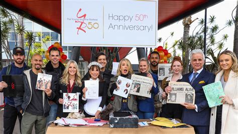 The Young And The Restless Stars Celebrate 50 Years On Air Opening Time ...