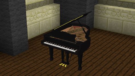 8x10 Chunks Grand Piano Schematic Minecraft Map