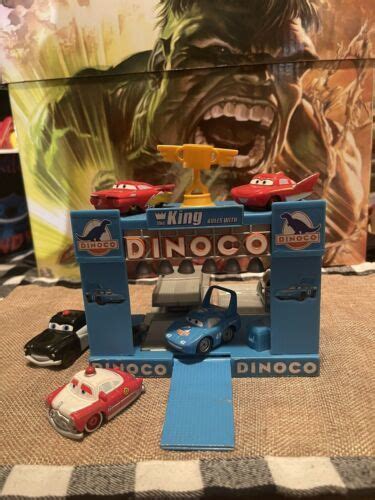 Dinoco Garage Playset Pixar Cars Mini Adventures The King Some Cars