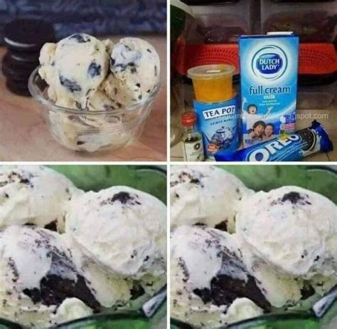 Cara Buat Dan Resepi Aiskrim Oreo Homemade Guna Beberapa Bahan Di Rumah