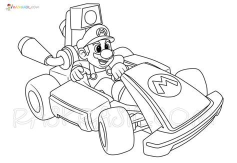 Desenhos do Mario Kart para colorir 40 imagens para impressão gratuita