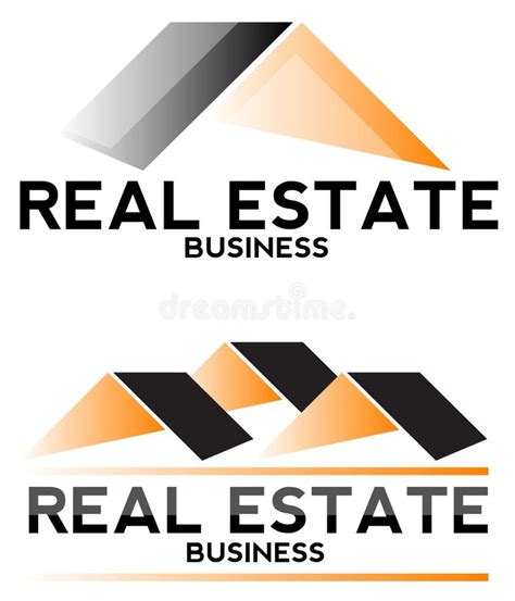 Real Estate House Logo Stock Illustrations Real Estate House