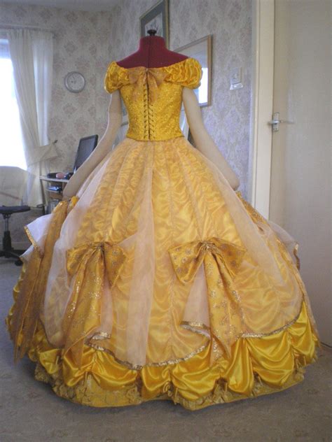 Belles Gold Ball Gown From Beauty And The Beast Cosplaytutorial