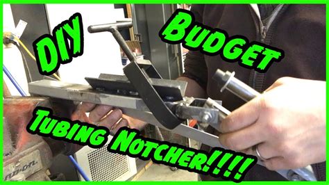 Diy Tubing Notcher On A Budget Youtube