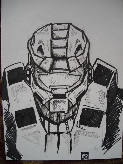 Master Chief Sketch 2 By Asatorarise On Deviantart