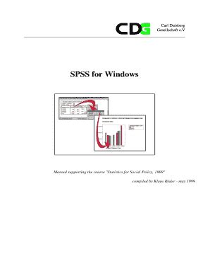 Fillable Online Spss For Windows Bklausb Broederb Fax Email Print