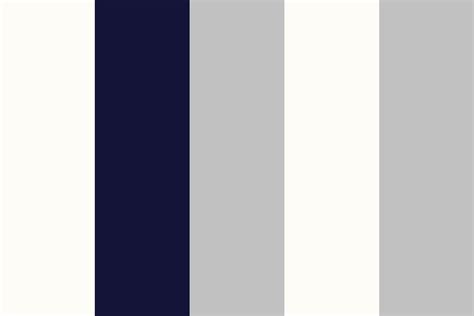 Navy Cream Grey Color Palette