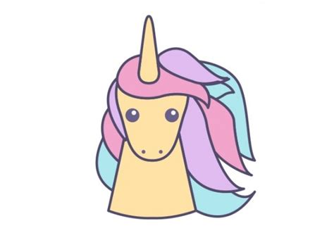 Sticker Licorne De Face Corne Le Monde Du Stickers Fr