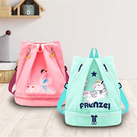 Children Wet And Dry Waterproof Zipper Backpack Apac Merchandise