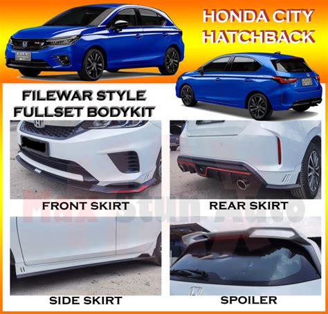 Honda City Hatchback Filewar Style Fullset Bodykit With Paint