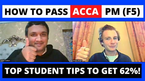 How To Pass Acca Performance Management F With Top Student