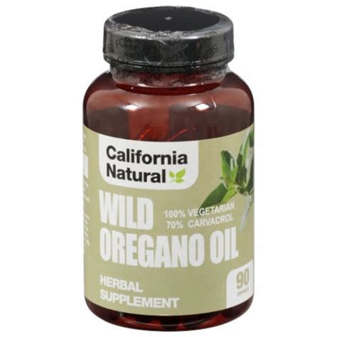 California Natural Wild Oregani Oil 400 Mg 90 Capsules Pack Of 1