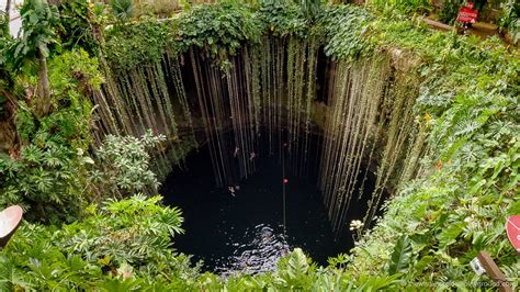 Cenote Ik Kil El Cenote Sagrado Azul De Yucatán