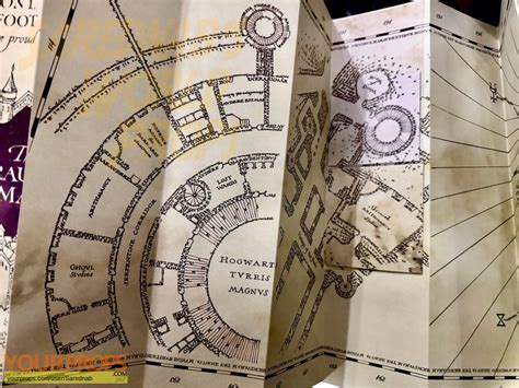 Harry Potter and the Prisoner of Azkaban The Marauders Map replica movie prop