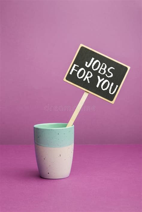 Sign Displaying Jobs for You. Word for List of Available Positions that ...
