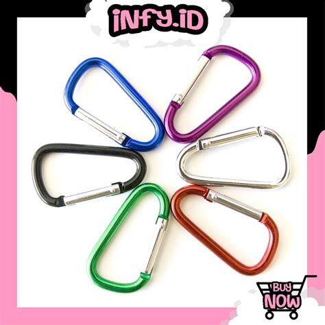 Jual Infy R Carabiner Karabiner Gantungan Kunci Aluminium Alloy