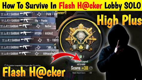 Day How To Survive In Flash H Cker Lobby Bgmi Solo Conqueror