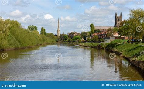 City of Worcester in England Stock Image - Image of city, historic ...