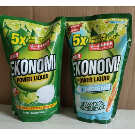 Jual EKONOMI POWER LIQUID JERUK NIPIS 650ml Shopee Indonesia