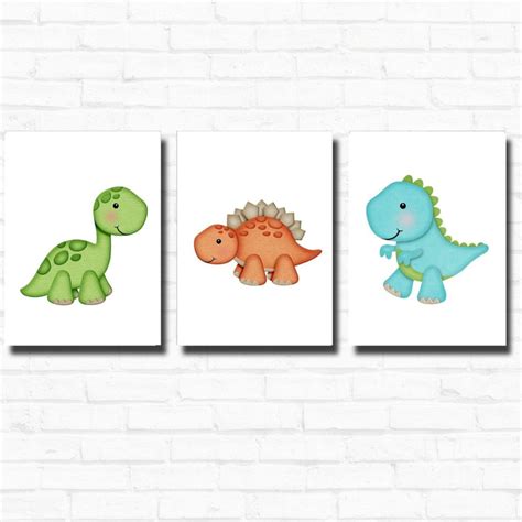 Kit Quadros Decorativos Dinossauros Placas Decorativas Elo