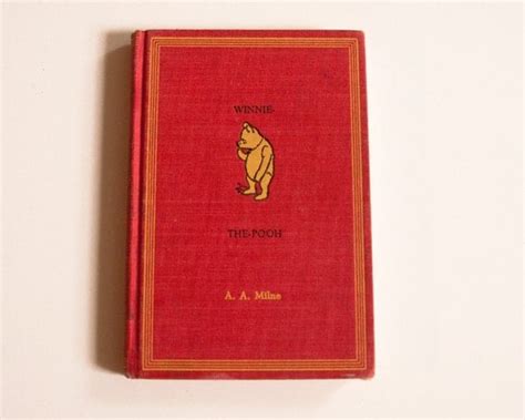 Vintage 1961 Winnie The Pooh Hardcover Book A A Milne