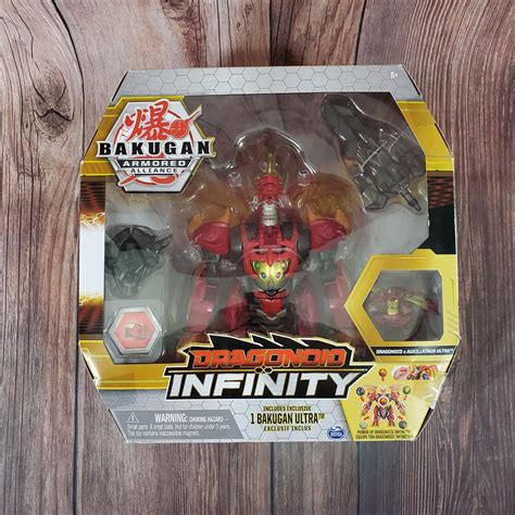 Mavin Bakugan Dragonoid Infinity Action Figure Transforming Big New