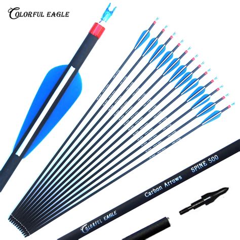 Pk Inch Spine Mix Carbon Arrow Hunting Shooting