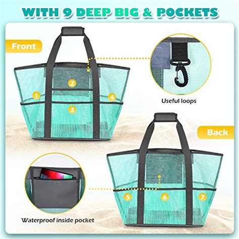 Mesh Beach Bags And Totes For Women Oversized Mesh Beach Bags Of 39L