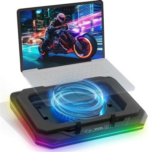 Heymaster Laptop Cooling Pad, Gaming Laptop Cooler with RGB India | Ubuy