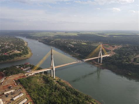 Segunda Ponte Entre Brasil E Paraguai Tem 90 Da Obra Concluída