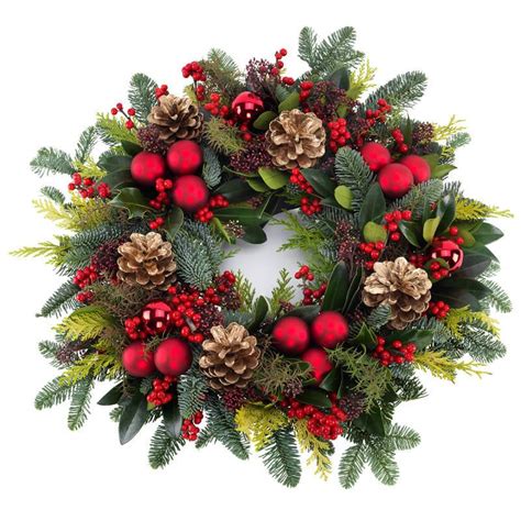 Couronne De Noël Christmas Decorations Wreaths Christmas Wreaths Diy