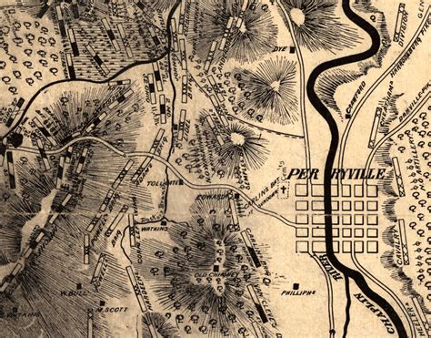 Perryville, Kentucky Battle Map – Battle Archives