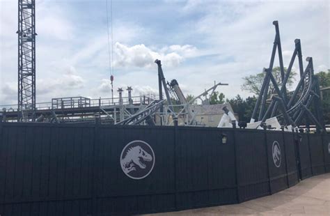 Photo Update: Jurassic Park ‘Velocicoaster’ makes amazing progress