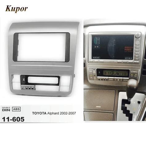 Car Radio Fascia Panel For Toyota Alphard Stereo Dash