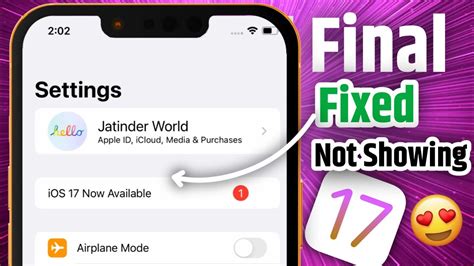 Fix Ios 17 Update Not Showing How To Update Ios 17 Final Version