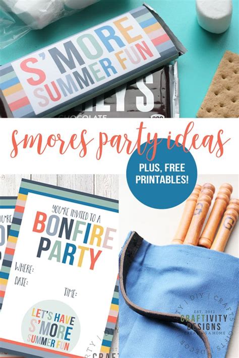 Bonfire Party Invitations Free Printable