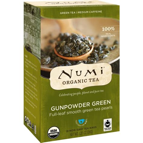 Numi Tea Organic Tea Green Tea Gunpowder Green Source