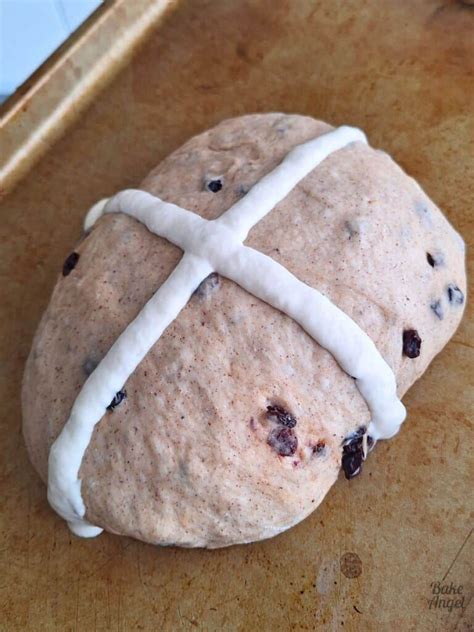 Giant Hot Cross Bun Loaf Vegan Bake Angel
